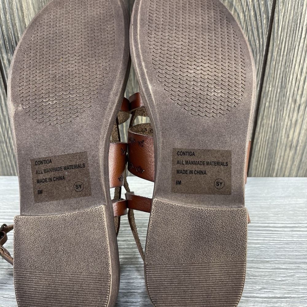 Pop Womens Comfort Fit  Strappy Sandals  Size 8 M  Flowers In Straps Casual - Picture 15 of 15